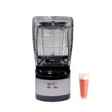 Commercial Blender Quiet Enclosed Processor Smoothie Cafe blender and mixer